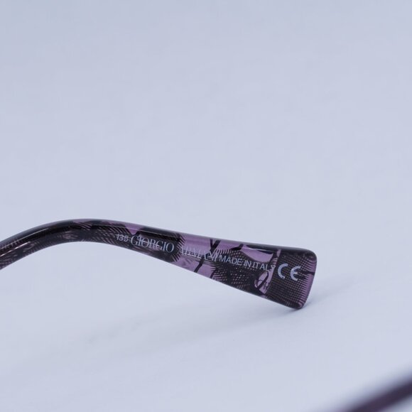 🕶️ New Giorgio Armani GA 647 NPB Eyeglasses - Transparent Dark Violet Frame - Picture 5 of 10